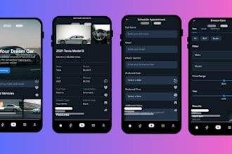 develop car dealership app car rentage app car buying app fleet management app