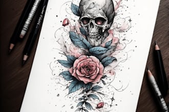 make anime tattoo design