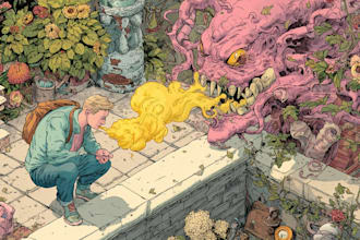 comic book illustration with comic book illustrator