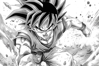make your dragon ball manga pages