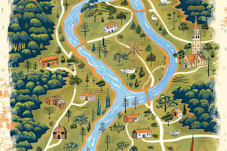 map illustration vector illustration vector map