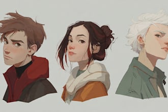 draw semi realistic art