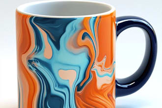 create a mug or coffee mug design
