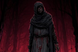 dark art and horror illustrations