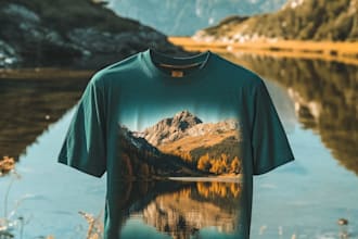 make a japanese t shirt illustration