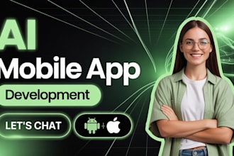 create ai mobile app android ios flutter developer app development