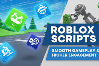 be your roblox programmer and scripter for roblox lua scripting  and fix bugs