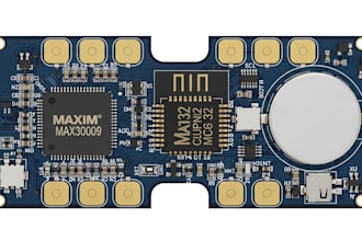 bioimpedance wearable pcb design max3009 esp32