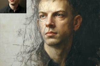 make artistic oil painting art