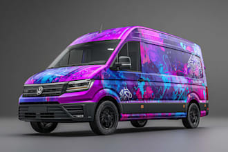 design fleet vehicle wrap graphics