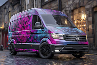 design pickup truck wrap graphics