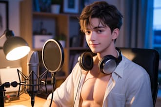 voice acting nsfw male voice over asmr voiceover narration anime voice actor