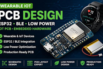 do wearable iot pcb design, esp32, ble, low power, iot pcb, embedded hardware