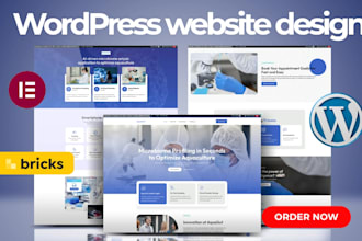 build wordpress website with bricks builder elementor pro bricks website