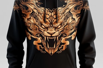 design streetwear tech pack for hoodies t shirts