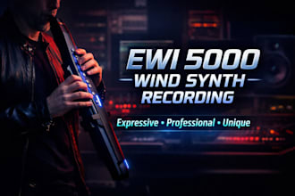 record professional ewi 5000 electronic wind instrument for music, film and game