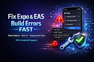 fix expo build, eas errors and deployment issues in your rork ai app