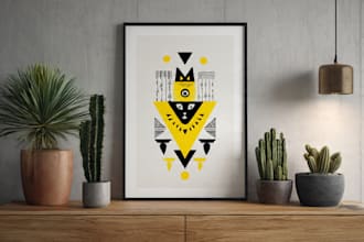 design custom printable wall art for your etsy shop