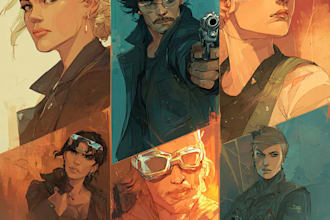 draw  comic book illustration with comic book illustrator