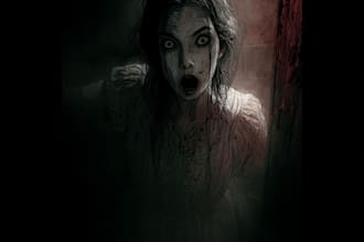 make a dark horror and fantasy horror character