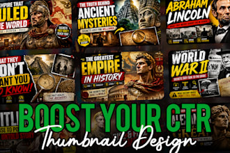 history and documentary youtube thumbnails
