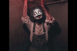 create a dark horror and fantasy horror character