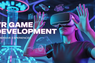 develop vr or ar game experiences using unity or unreal engine