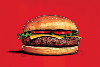 design food pop art of your food pop art