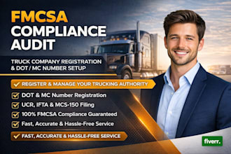 do truck company registration, dot, mc number, ucr, ifta mcs filing
