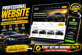 build a wordpress car rental booking website with online reservations