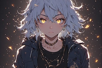 draw cool anime art for you