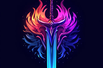 do a fantasy game logo