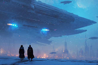 design a sci fi fantasy book cover design that sells