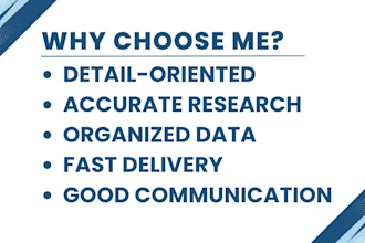 do online research and web research