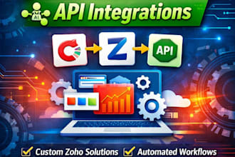 build zoho creator apps, crm automation and API integrations