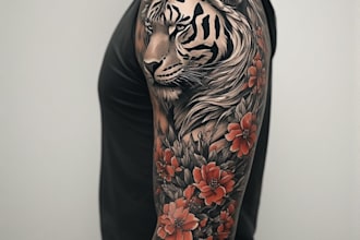 design professional creative tattoo design