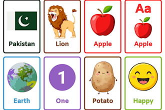 design any type of flashcards