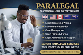 be your paralegal consultant for legal research and drafting
