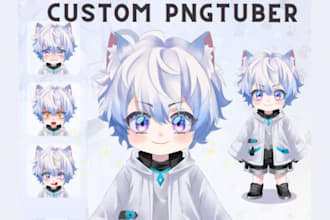 make a custom pngtuber character avatar for streaming and vtuber content