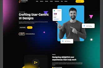 design or develop a modern wordpress or shopify website with UI UX
