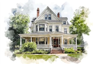 turn your home into watercolor painting