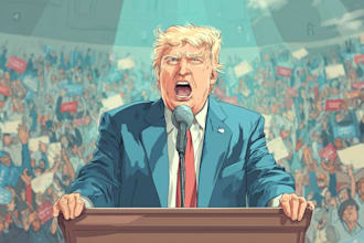 turn your favorite political leader into a caricature