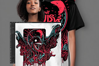 do custom typography tshirt design