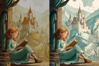 illustrate your storybook for print and KDP