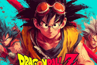 do any dragon ball style illustration for you