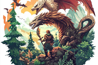 design a custom fantasy logo