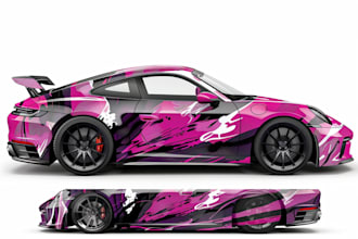 design vehicle wrap and truck decals