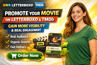 promote your movie on letterboxd and tmdb to gain more visibility and engagement