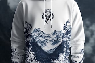 design sports or casual hoodie, sweatshirt, jacket etc