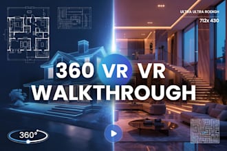 ultra realistic 360 VR real estate walkthrough architecture property